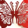 3D Realistic Decorative Butterflies - European Style Carved Scenes
