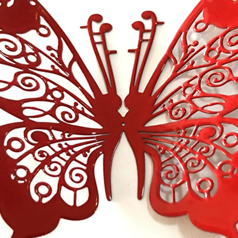 3D Realistic Decorative Butterflies - European Style Carved Scenes
