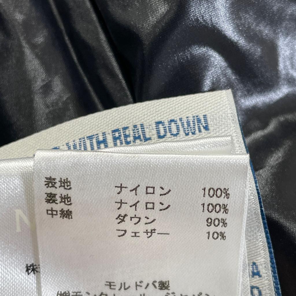 MONCLER 120934931 MOKA long down coat coat 0 blackUsed