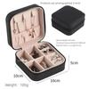 Portable Mini Jewelry Storage Box Travel Organizer Jewelry Case Leather Storage Earrings Necklace Ring Jewelry Organizer Display
