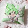 Z-Zundamon Anime Cushion Cover Premium Comfort Reversible Pillow Cove -Two In One Design for Any Room & Car Interior