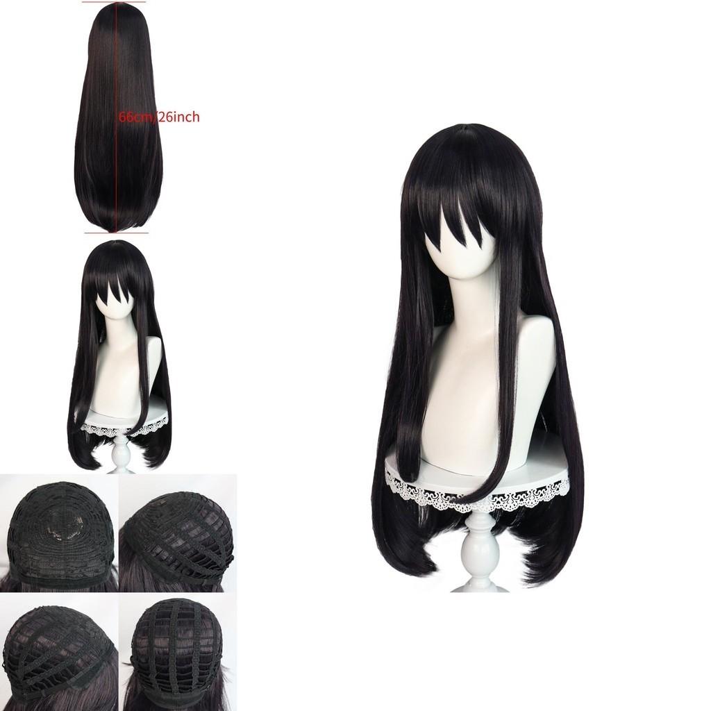 Hell Music Satou Asami Men Door Kirima Black Straight Cosplay Anime Wig