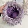 Autumn and Winter Fairy Atmosphere Bucket Hat Femininity Warm Versatile Show Face Small Plush Basin