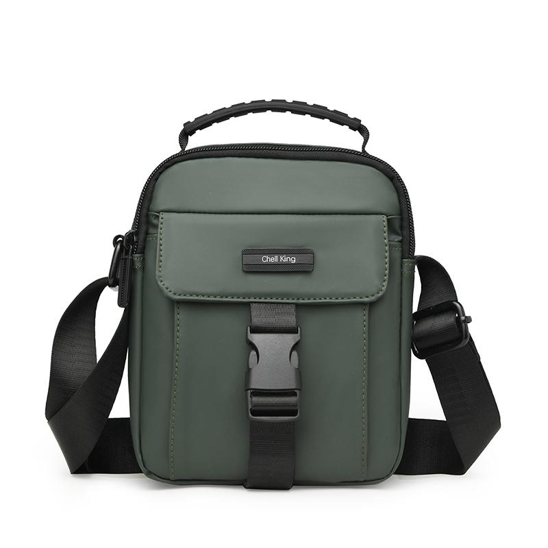Borsa a tracolla impermeabile da uomo, borsa a tracolla verticale leggera, piccola borsa