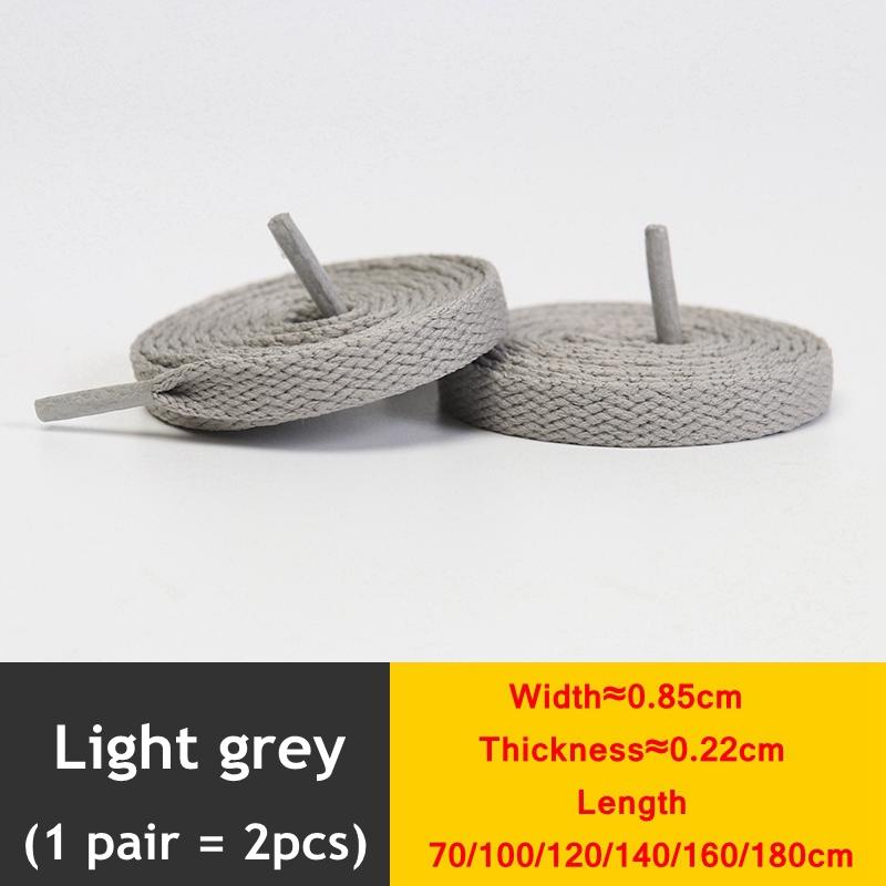 1 Pair New Black White Shoe Laces / AF1 Shoelaces Flat Thicken Weave Craft Off High-top Sneaker Shoelace Accessories 25 Colors