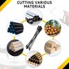 42PCS 3 Inch Wood Pruning Scroll Saw Blade Set 18TPI SK5 HCS Pin End Scroll Saw Blade for Wood and PVC Pipe Cutting Sharp Teeth