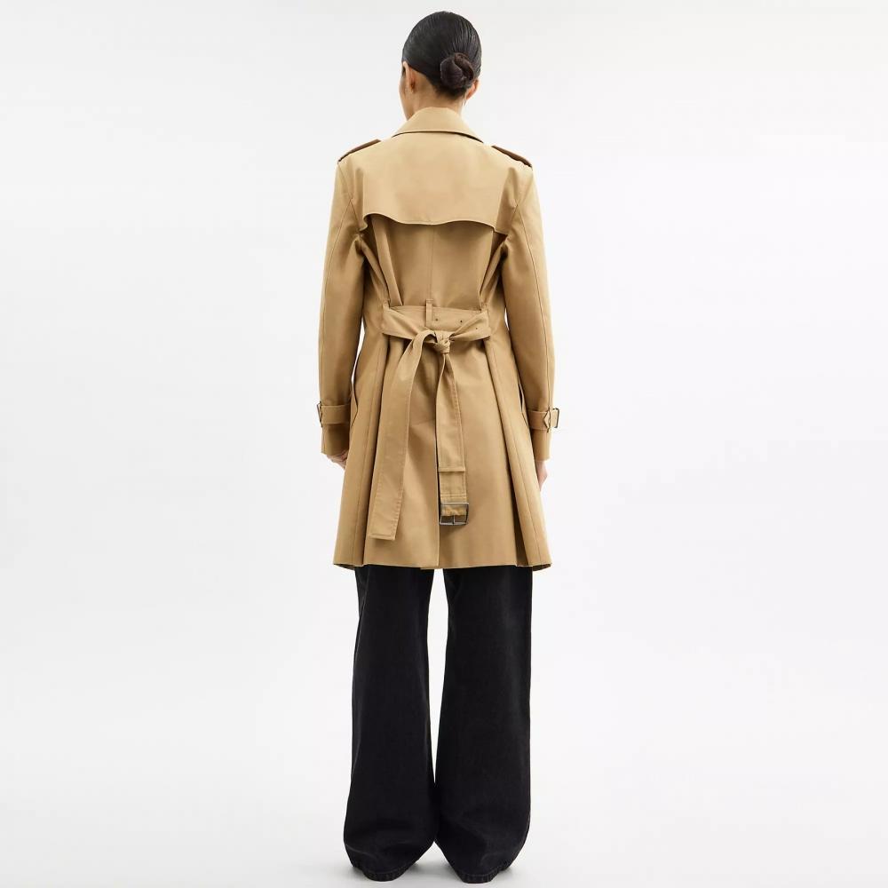 Coach Mid Trench Khaki