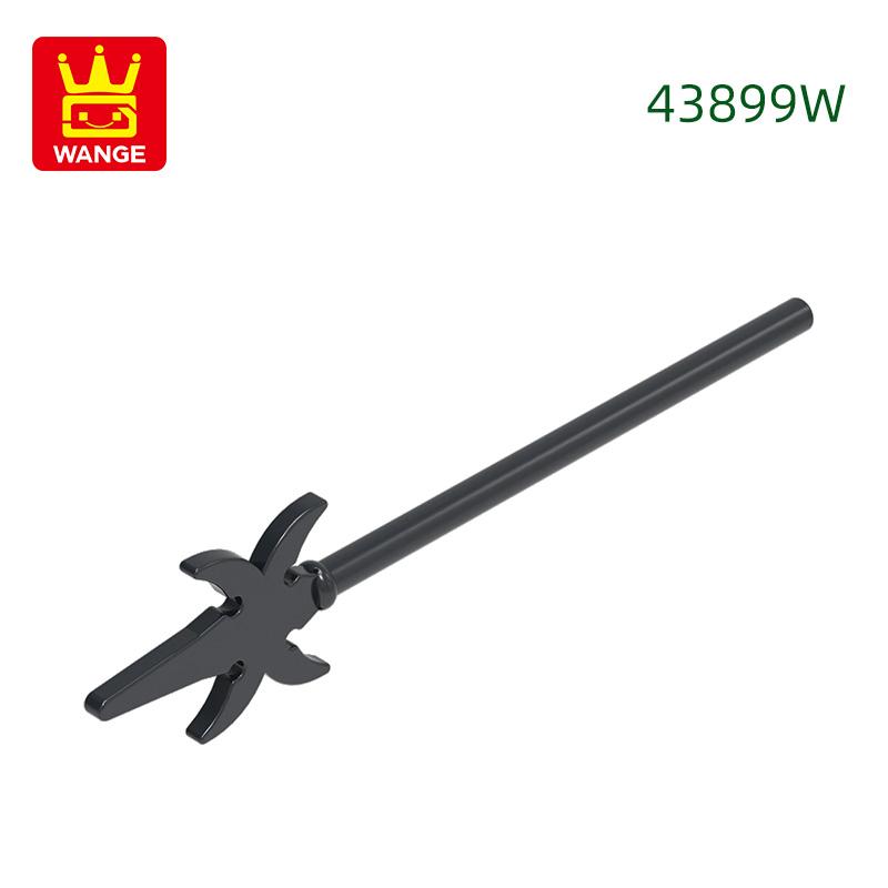 Non-Toxic 117Pcs/Lot 43899W Four Corners Gun Building Block Moc Army Weapon Accessories Compatible With Brick Children Toy Assembly G