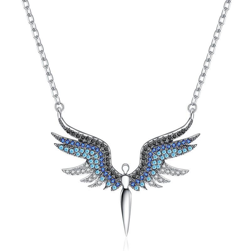 Angel Devil Wings Sense Clavicle Chain Trendy Cool Jewelry Pendant Necklace
