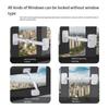 No Punching Window Lock Adjustable Window Restrictor Falling Prevention Locks Limiter  Home