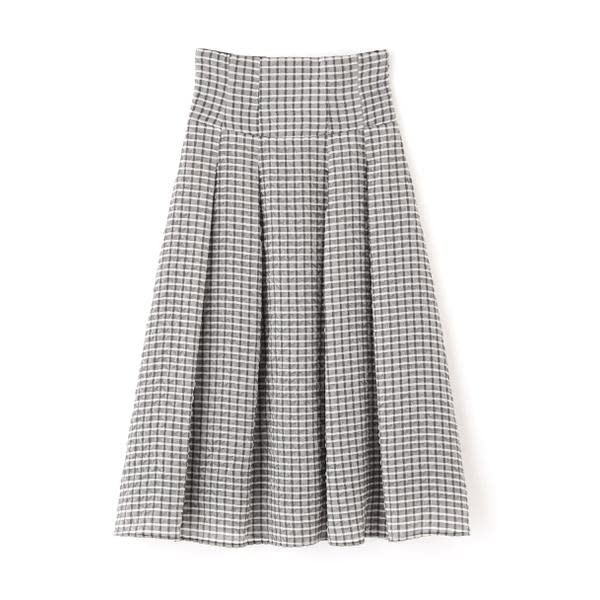 JILL by JILL STUART Skirt [Pre-order: Arrives mid- to late March] Women's Fukure Check Series Skirt, 125-3120021, Black