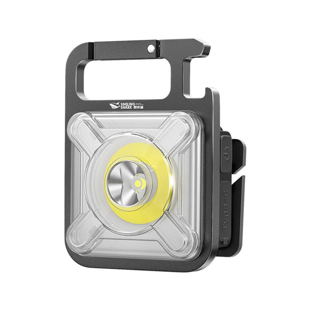 Cap Clip Light Headlamp Portable Work Light Mini Keychain Small Flashlight Rechargeable Camping Tent Lantern