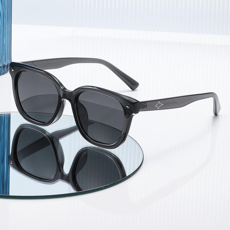 [Customized] European and American fashion box polarized sunglasses women's personality trend outdoor street photography sunglasses women