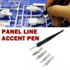 Pero na zvýraznění panelových linek Montážní model Nástroj Vyhněte se drhnutí Vniknutí do linie DIY Hobby nástroj