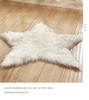 Machine Washable Modern Faux Fur Rug - Dirt-Resistant Living Room/Bedroom Mat