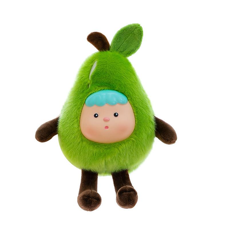 Cartoon Fruit Plush Keychain With Pp Cotton Filling For Kids And Teens