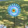 Handheld Windmill Toy Double Layer Vibrant Color Lightweight Wind Spinner Kids Toys Garden Decoration
