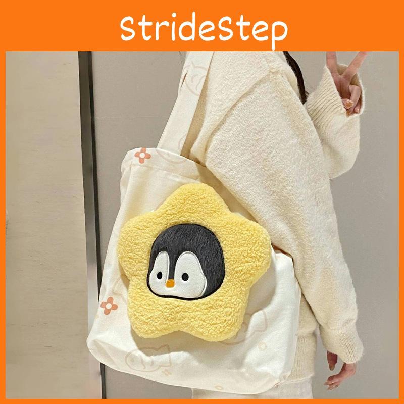 Bag Canvas Large Penguin Print Women Durable Fashionable Casual Bags Travel