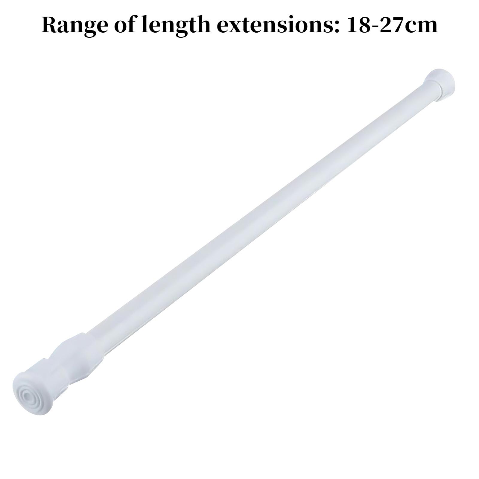 

18-50 см многофункциональная телескопическая штанга, бытовой регулируемый металлический стержень, настенная стойка без перфорации для одежды, полотенец, обуви Diameter 1.3cm