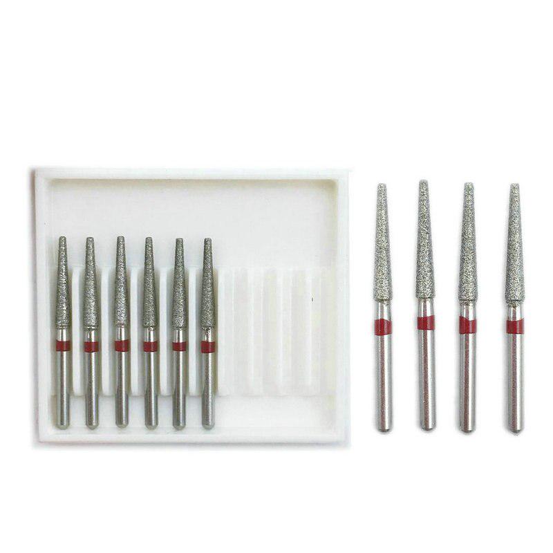 10 teile/schachtel Diamant FG High Speed ​​Bohrer für Polieren Glätten Dental Bohrer Zahnarzt Werkzeug TF-13F