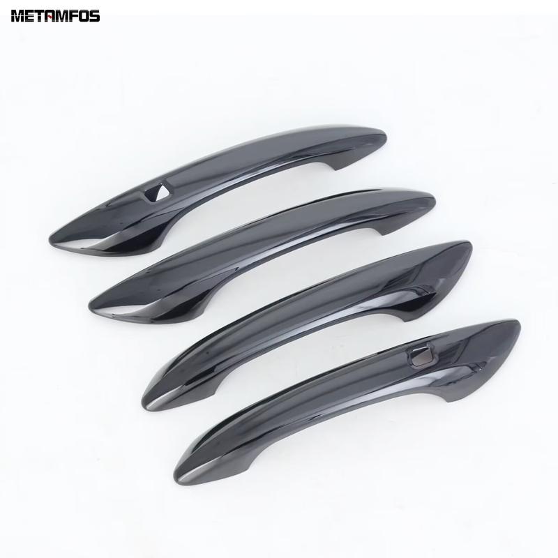 Side Door Handle Cover Trim For Hyundai Sonata 2024 2025 2026 Carbon Fiber Protection Sticker Exterior Accessories Car Styling