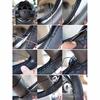 38cm Microfiber Car Steering Wheel Cover Soft Leather Braid On The Steering-Wheel with Needle Thread DIY Car Decoration