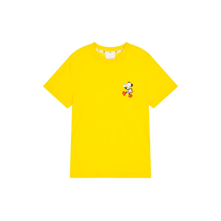 New Disney X MLB X Disney T Shirts Unisex Yellow 31TSK2031-45Y