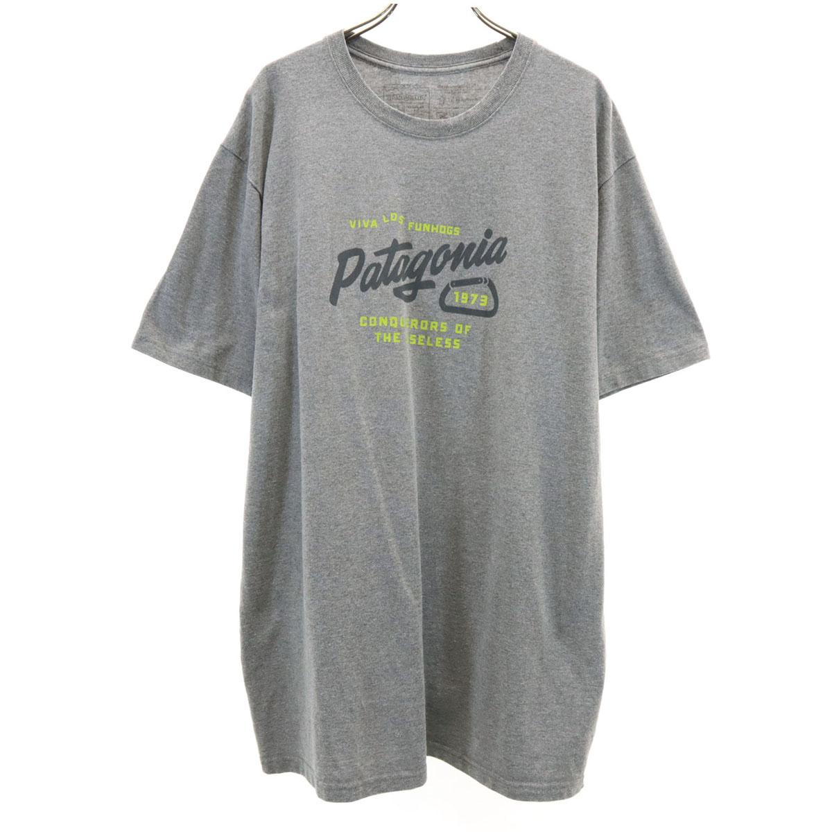 

patagonia Short sleeve T-shirt XL gray Outdoor 39176SP18 Men s Used