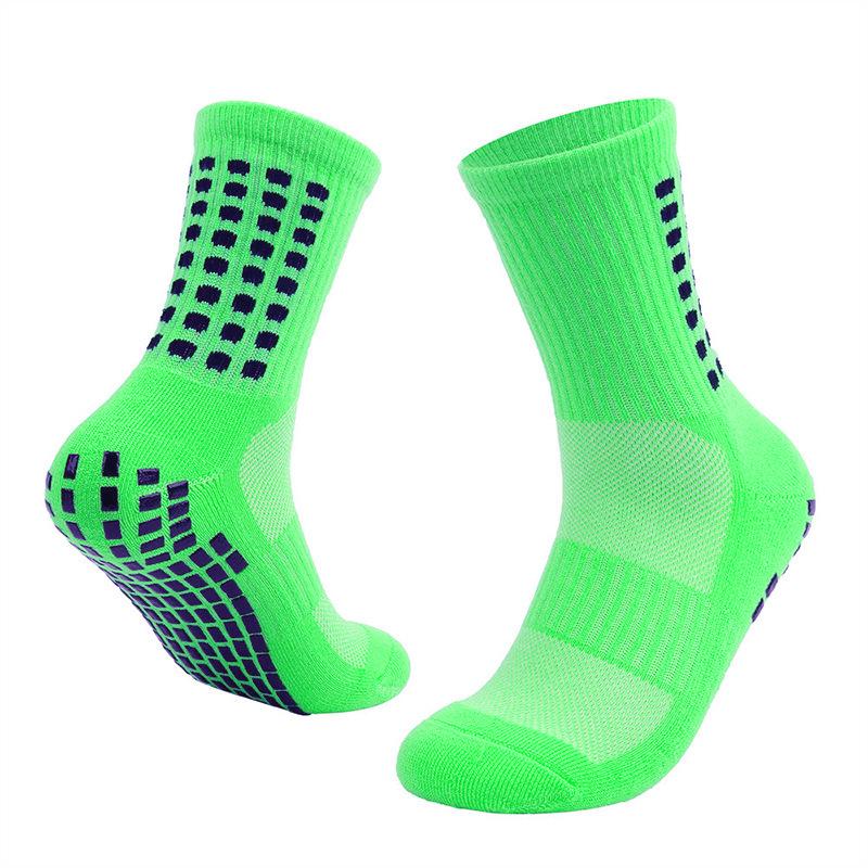Non-slip Unisex Long Tube Rubber Sole Sports Socks for Adults