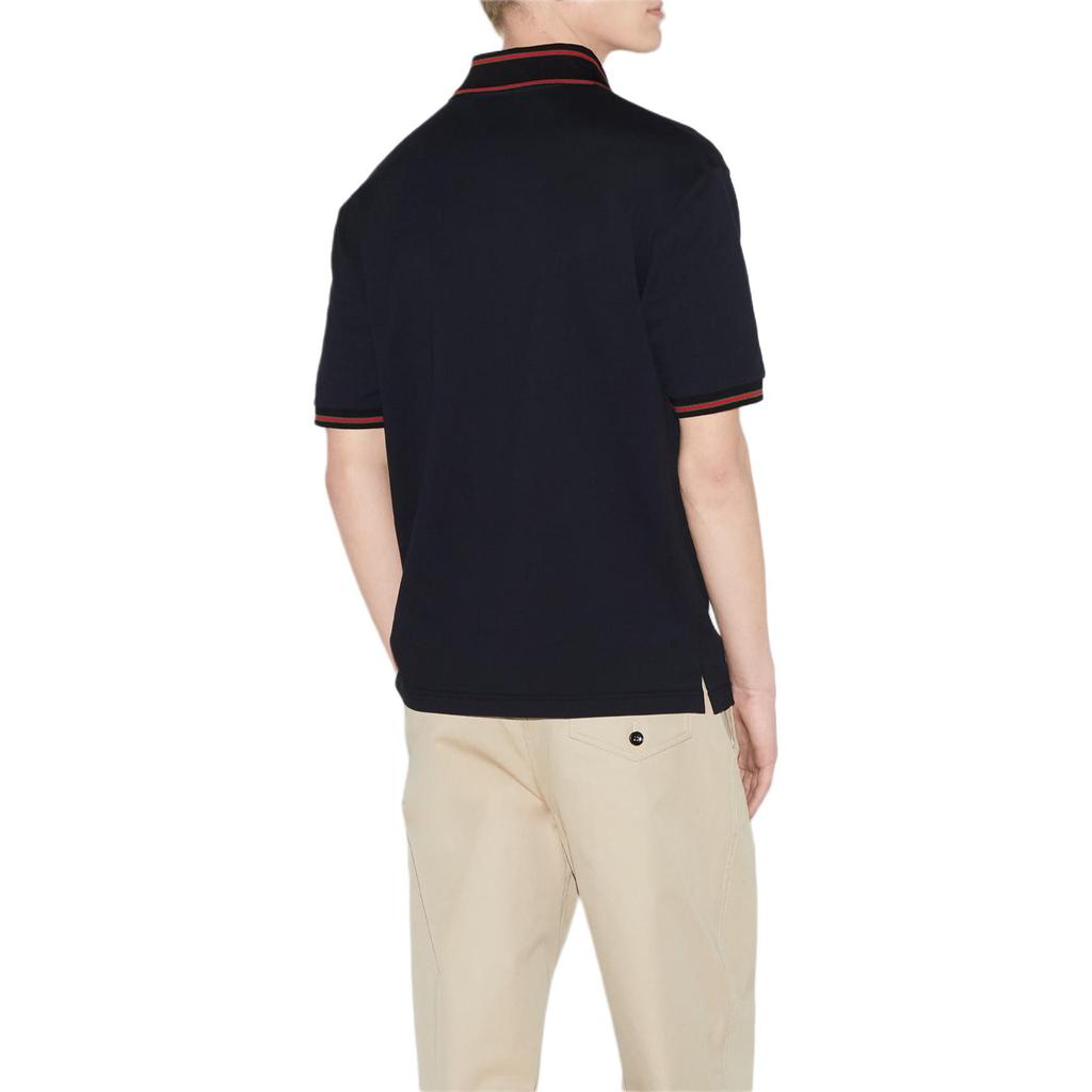 Gucci Lido Polo Shirt Regular Men's Black 784422-XJGJW-1043