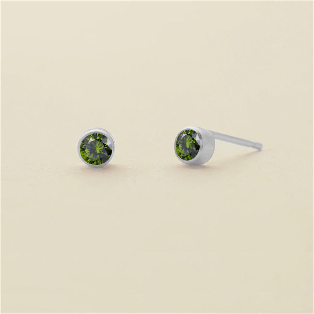 eManco Colorful Rhinestone Diamond-Studded Earrings, Stainless Steel Gold-Plated Ear Cuff.