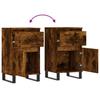 Sideboards 2 Pcs Smoked Oak 40 X 35 X 70 Cm Engineered Wood