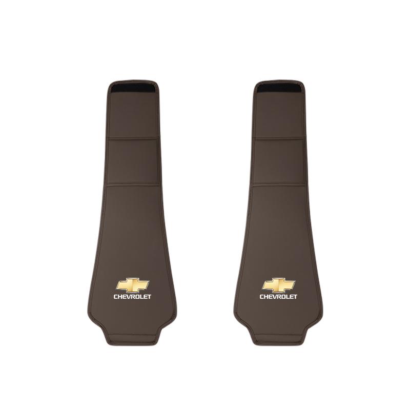 2Pcs Quality Leather Car Seat Headrest Covering Accessories For Chevrolet Corvette Montana TrailBlazer Silverado Traverse Camaro