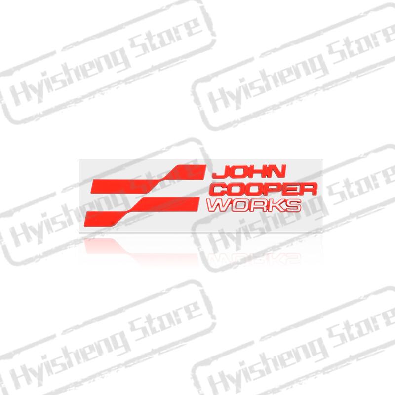 Adesivo Metallico 3D Nuovo Emblema JCW Decorazione Adesivi Posteriori per Bagagliaio Laterali per Mini Cooper ONE S Countryman Clubman R59 R60 Styling Auto
