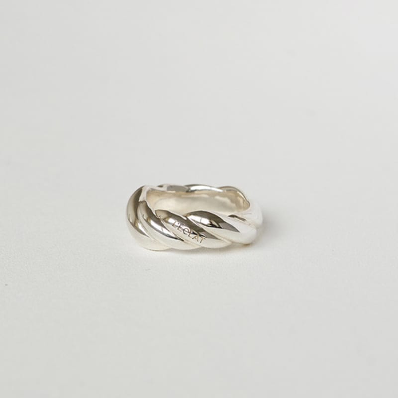 LECLAT TRI TWIST RING SILVER/VERMEIL