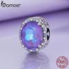 Bamoer 925 Sterling Silver Moonlight Jewels Charm Moonlight Castle Beads for Bracelet DIY Jewelry