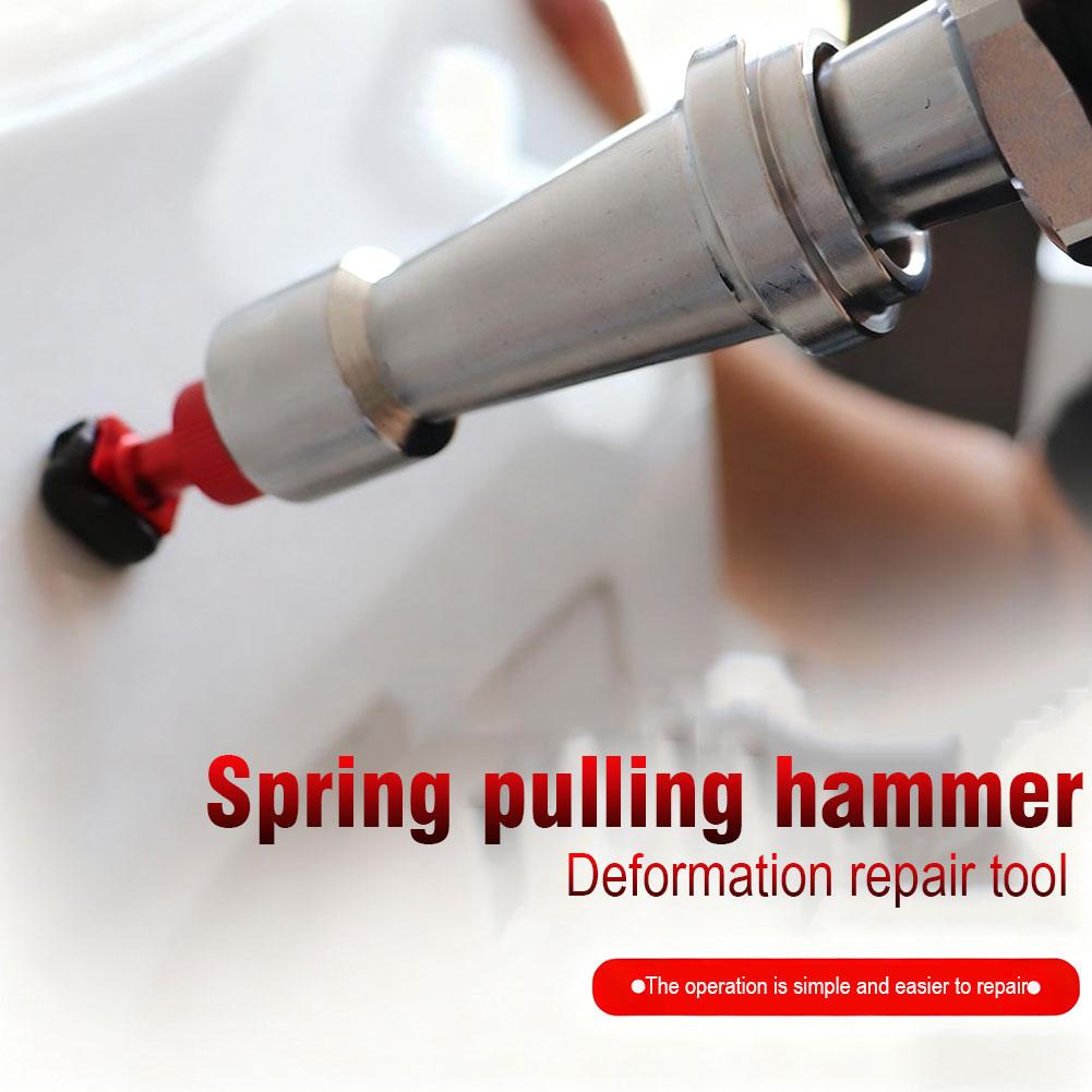 26-42CM Telescopic Small Pull Hammer Car Dent Repair Tool Pull Sliding Hail Hammer Mini Anti-Skating Hammer U8D4