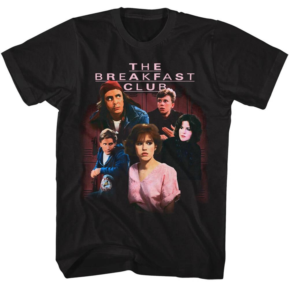 The Breakfast Club Movie Group Photo Locker Background Men s T Shirt L