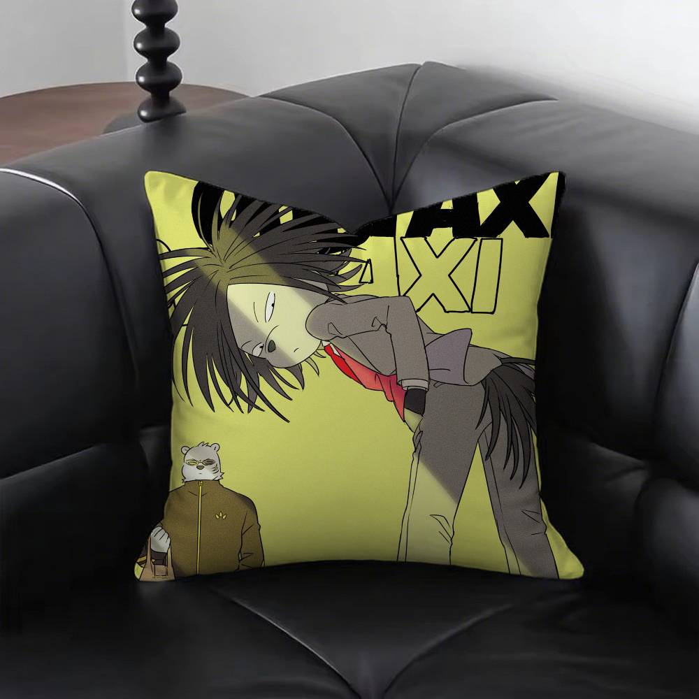 Mystery Animated Movie O-Odd Taxi Pillow Case Sofa Cushion Cover Room Home Decoration