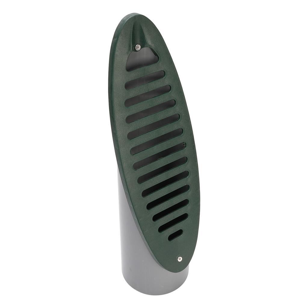 Yard Drain Emitter PVC Detachable Grate Angled Sloped Yard Drain for Drainage System Green