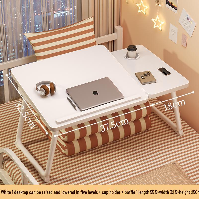 Adjustable Student Writing Table with Mobile Bracket for Bedroom or Dormitory