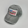 Amerikanische Flagge Stickerei Baseballkappen Gebrochen Neu Unisex Retro Atmungsaktiv Sonnenschutz Persönlich Vielseitig Mode Schirmmützen