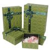 Large Red Gift Box with Ribbon Bow - Christmas or Birthday Scarf Box