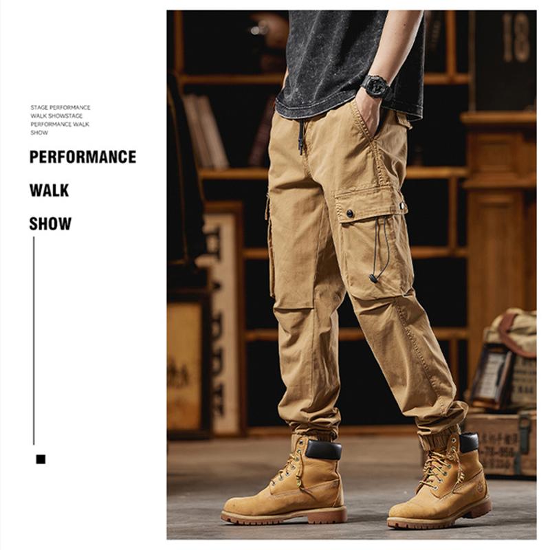 JAYSCE Joggers Cargo Pants Men Casual Y2k MultiPocket Male Trousers Sweatpants Streetwear Casual Track Black Pants Men