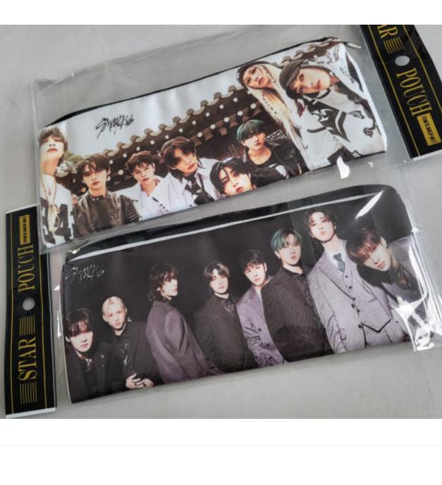 Stray Kids Pencil Case Fabric Pen Pouch (Random Image, Double-sided Design)