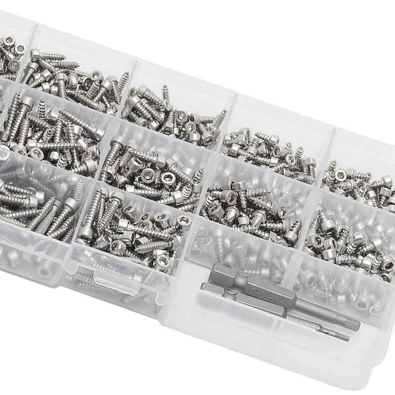 304 Stainless Steel Hex Socket Head Tapping Screw Set