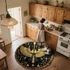 Ancient Egyptian Pattern  Round Area Rug,Carpet Rug for Living Room Bedroom Sofa Playroom Decor,Non-slip Floor Mat