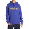 Timberland 50th Anniversary Special Series Hooded Letter Long Sleeve Sweatshirt Unisex Sweatshirt Bright-Blue A2E2C-ED5