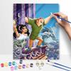 Disney Hunchback of Notre Dame Oil Painting Kit, Hand Painting Canvas DIY Home Decor