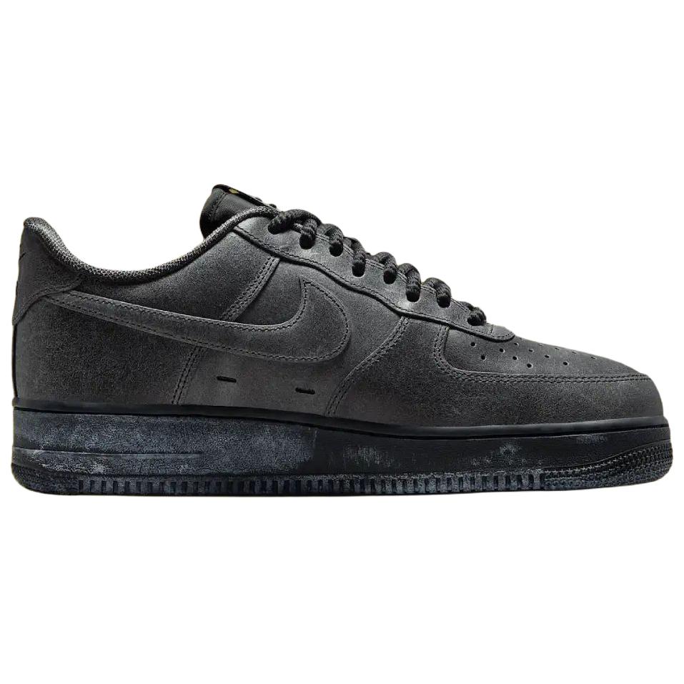 Nike Air Force 1 Abriebfeste Low-Top Skateboard Schuhe Unisex Schwarze Sneaker IH4965-254